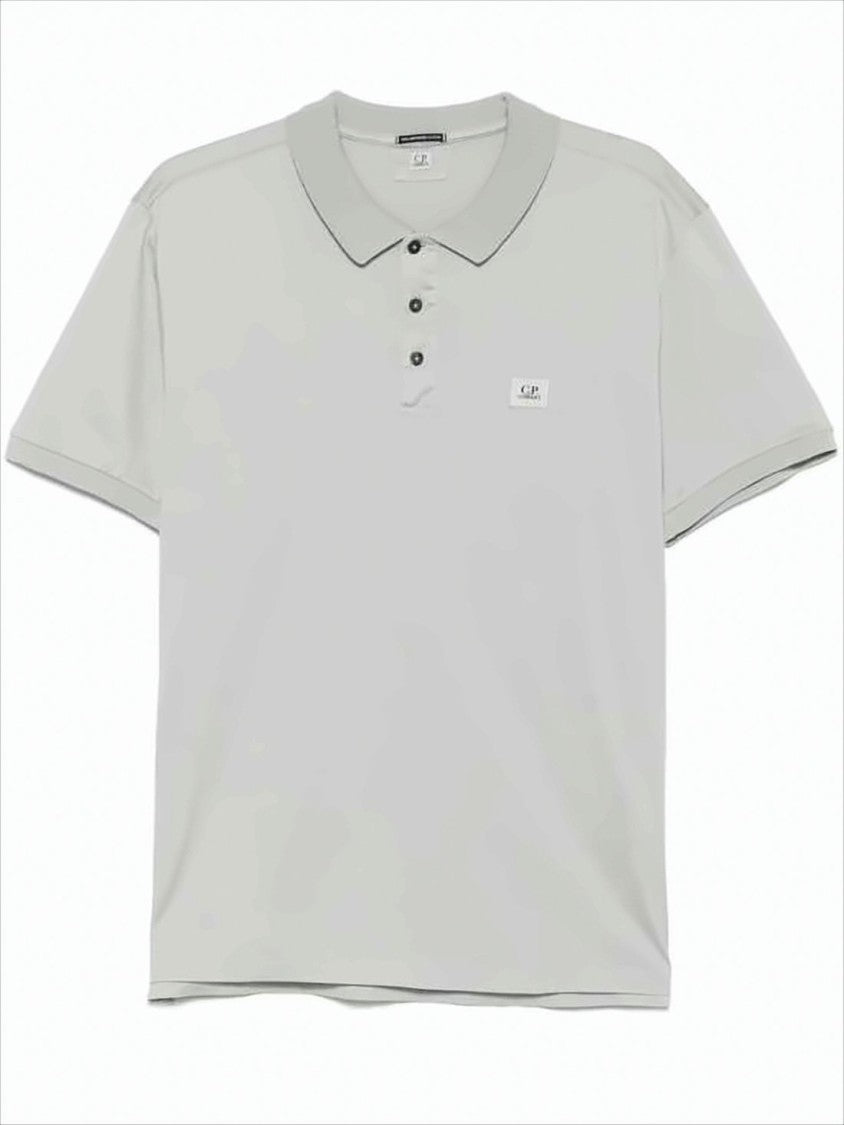 C.P. Company Short-Sleeve Polo Shirt With Classic Collar
