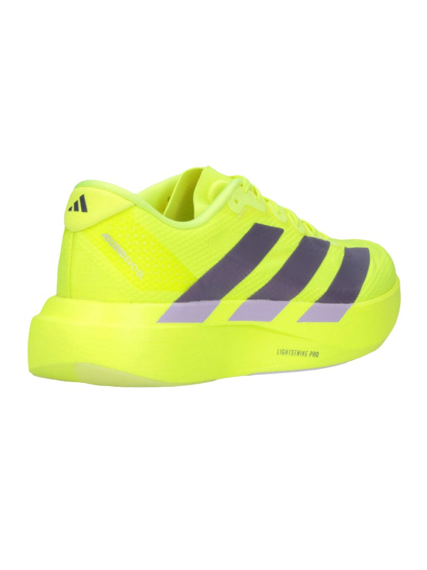 Adidas Yellow Adizero Evo Sl Sneakers