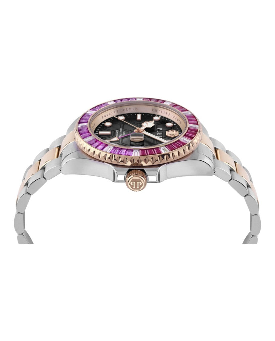 Philipp Plein Gmt-I Challenger Baguettes Bracelet Watch