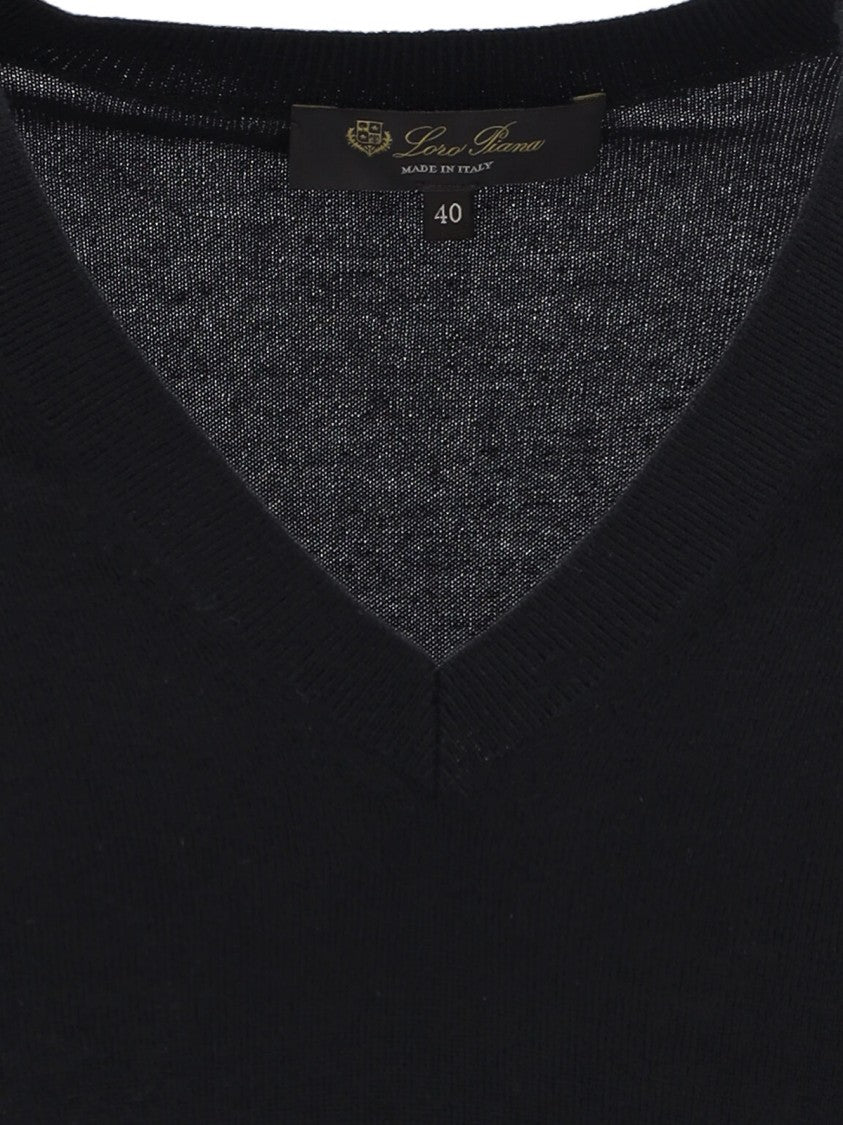 Loro Piana "Neo Piuma" V-Neck Sweater