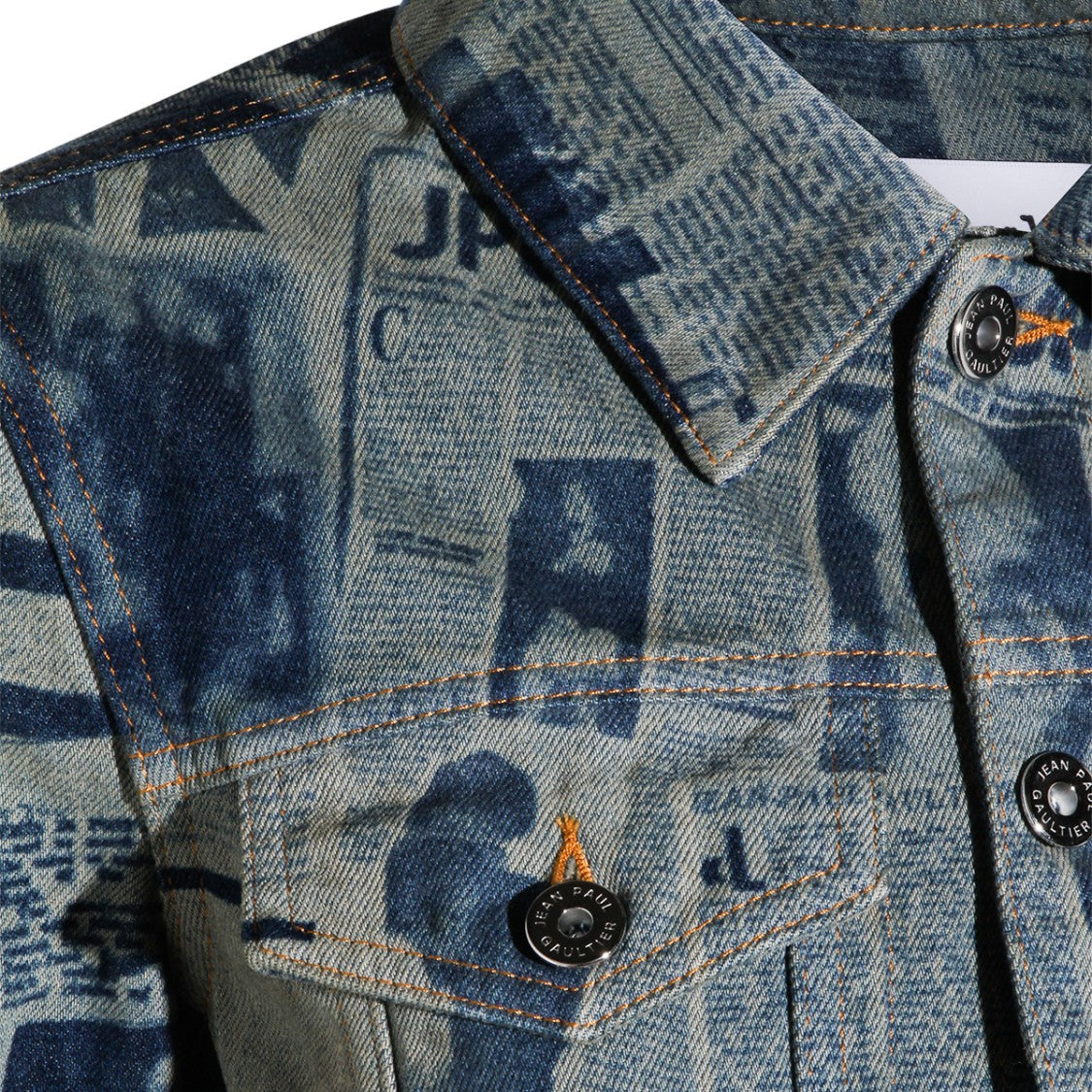 Jean Paul Gaultier Tailored Casual Jacket With Graphic Print