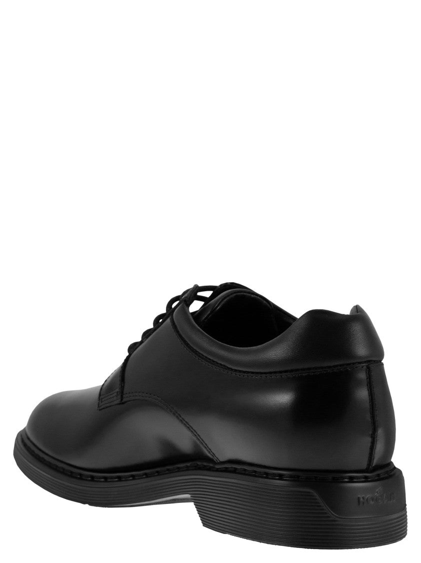 Hogan H576 - Derby Lace-Ups With Rubber Bottom