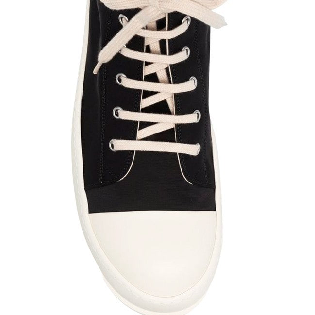 Drkshdw By Rick Owens High-Top Sneakers With Slouched Silhouette And Functional Zipper