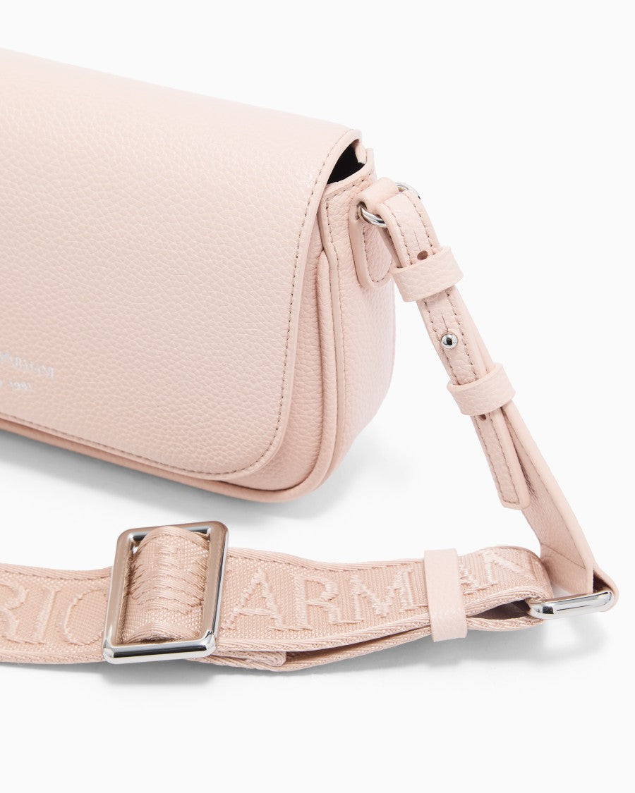 Emporio Armani Deer Print Leather Mini Shoulder Bag