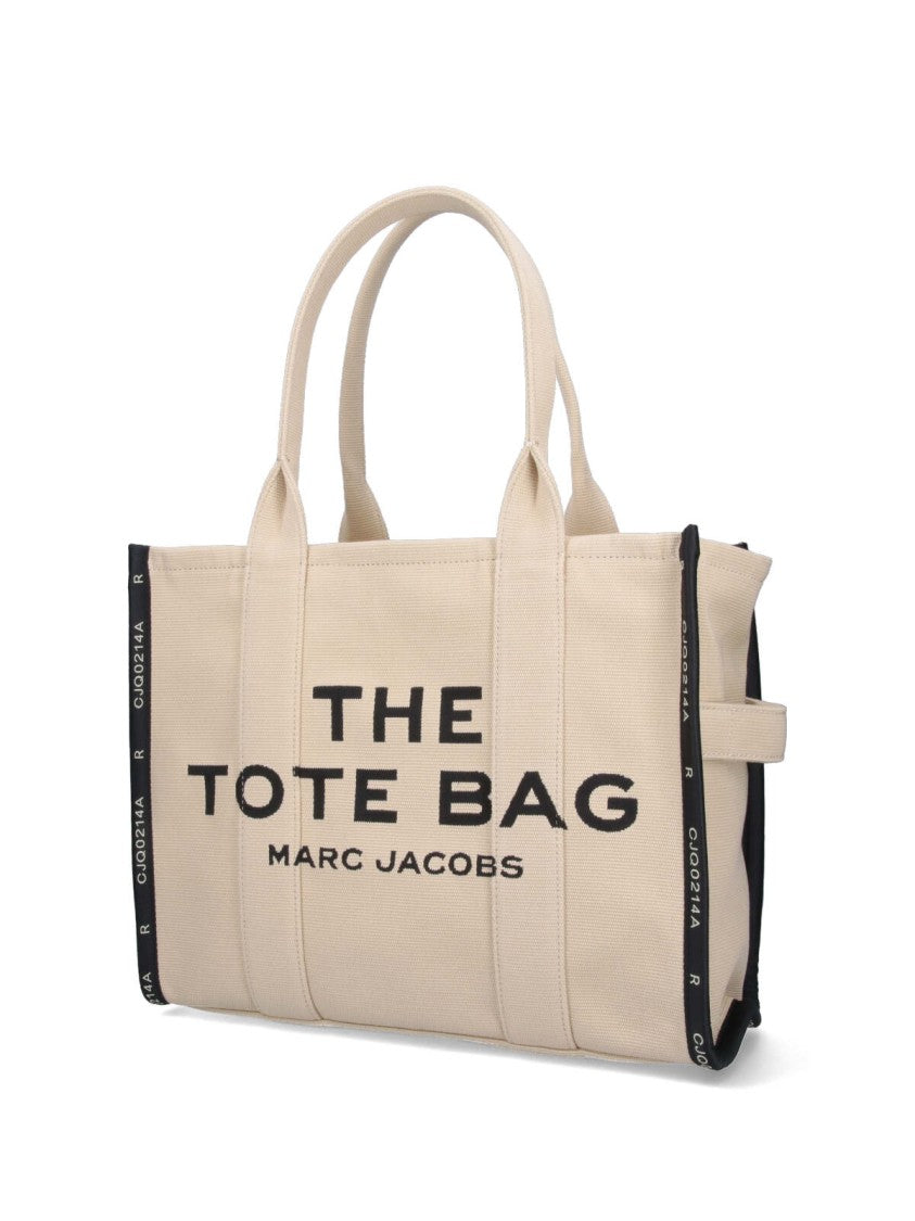 Marc Jacobs Large 'The Jacquard Tote' Bag – Beige