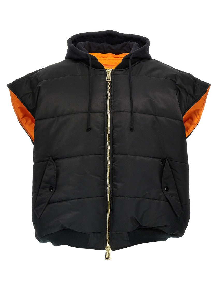 Vetements Reversible Quilted Nylon Taffeta Vest
