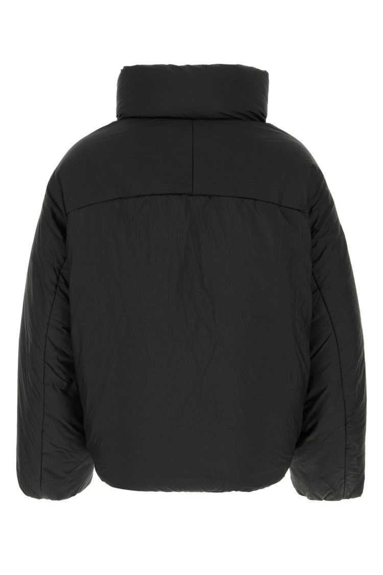 Jacquemus Cropped Puffer Jacket With High Collar