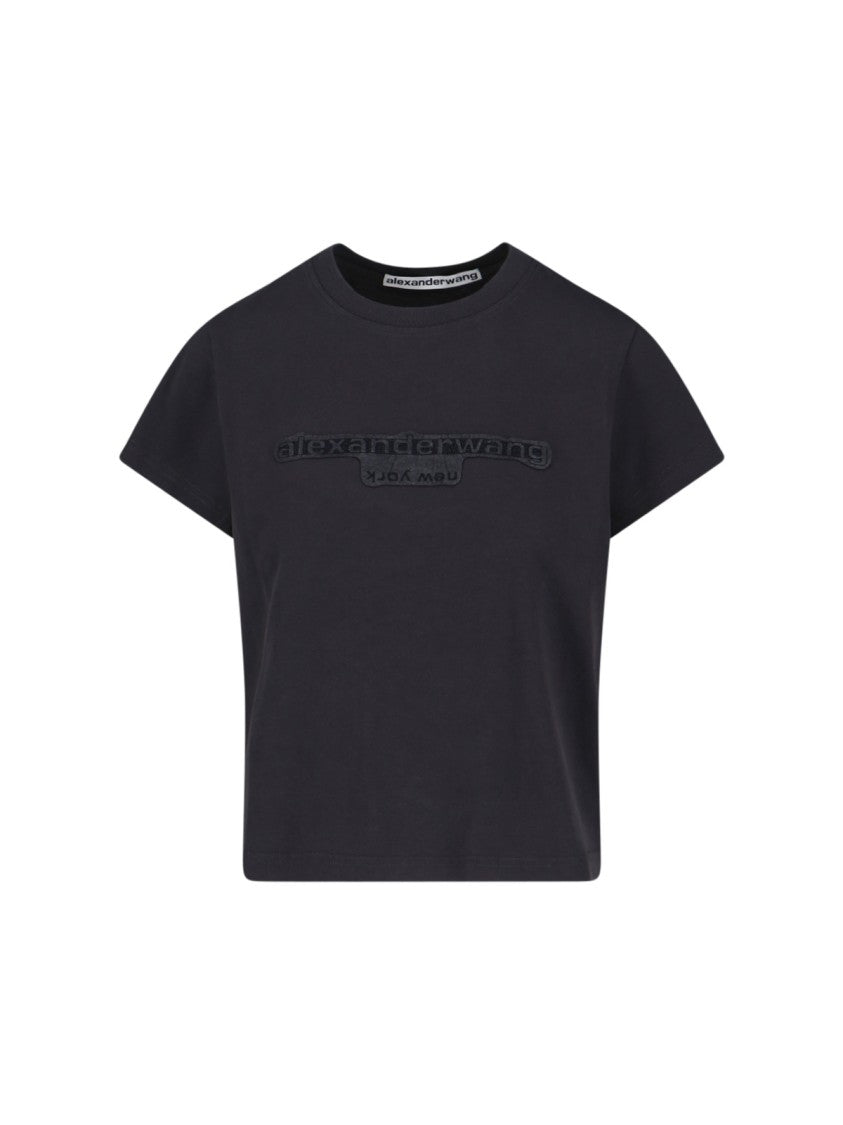 Alexander Wang Logo T-Shirt – Black