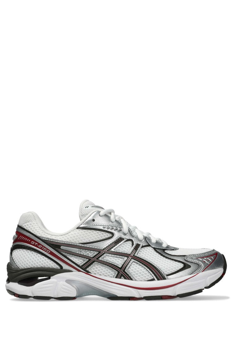 Asics White Burgundy Gt-2160 Sneakers