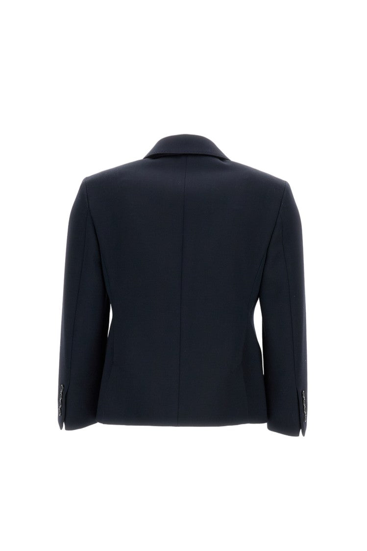 Max Mara Double-Breasted Cropped Jacket