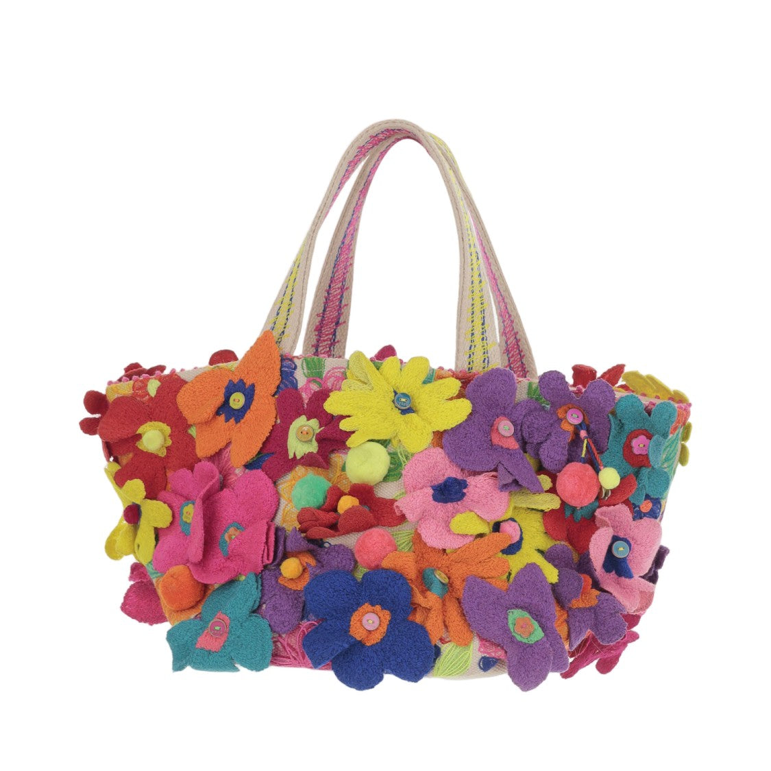 Pero Cotton Bag With Embroidered Inserts