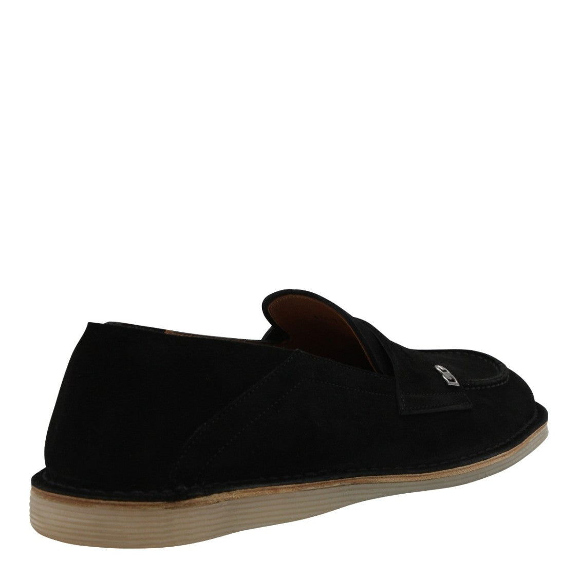 Dolce & Gabbana Elegant Black Suede Loafers