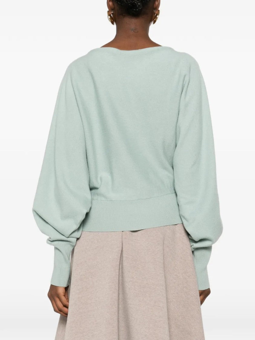 Alberta Ferretti Classic Knit Timeless Design Fitted Sweater