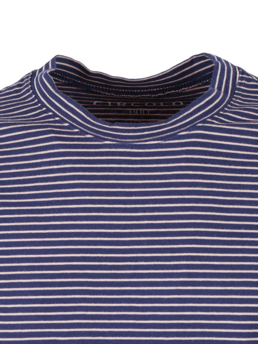 Circolo 1901 Striped Crew Neck T-Shirt