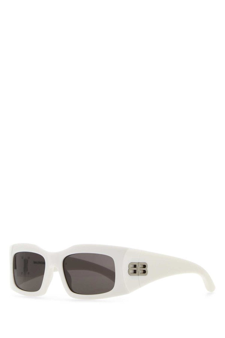 Balenciaga White Acetate Sunglasses