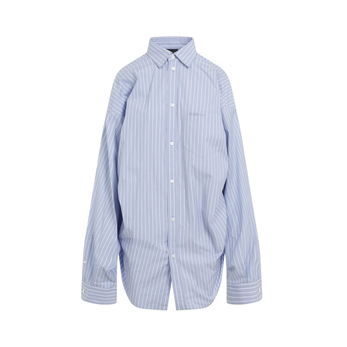 Balenciaga Blue Cotton Shirt