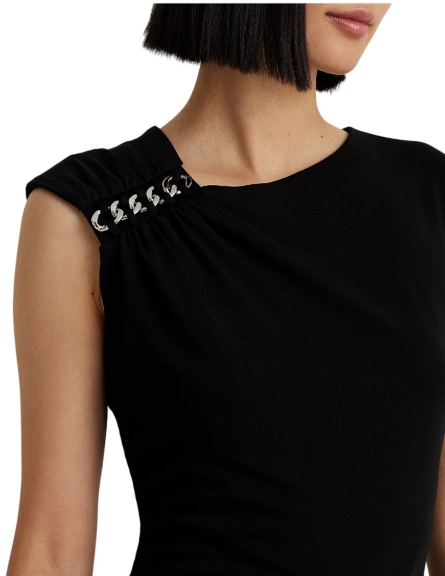 Lauren Ralph Lauren Fitted Black Dress