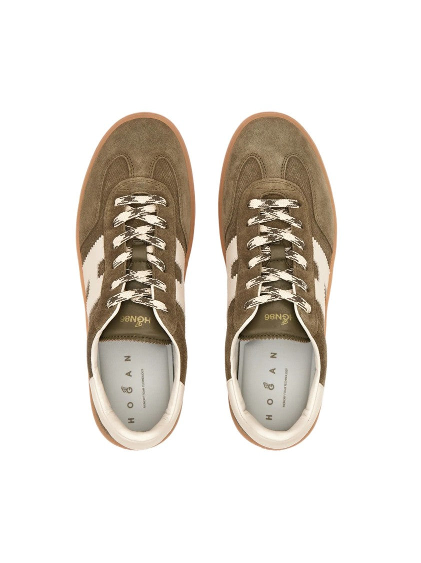 Hogan Low-Top Sneakers With Suede Upper And Rubber Outsole