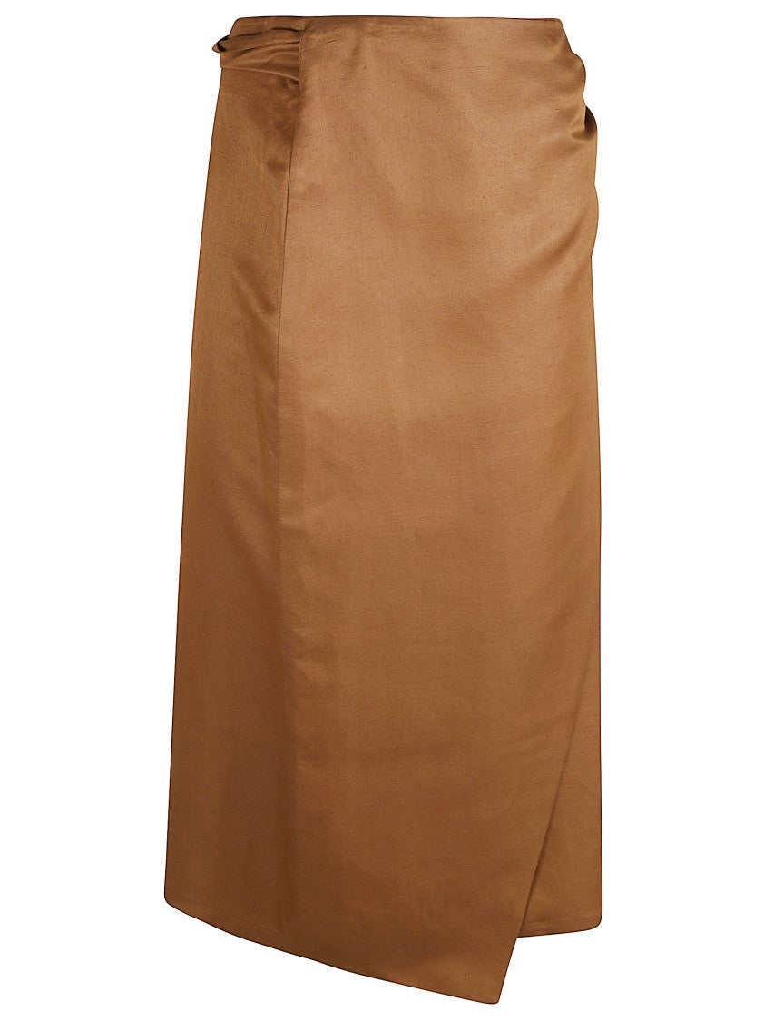 Max Mara Wrap-Style Skirt With Tied Waist