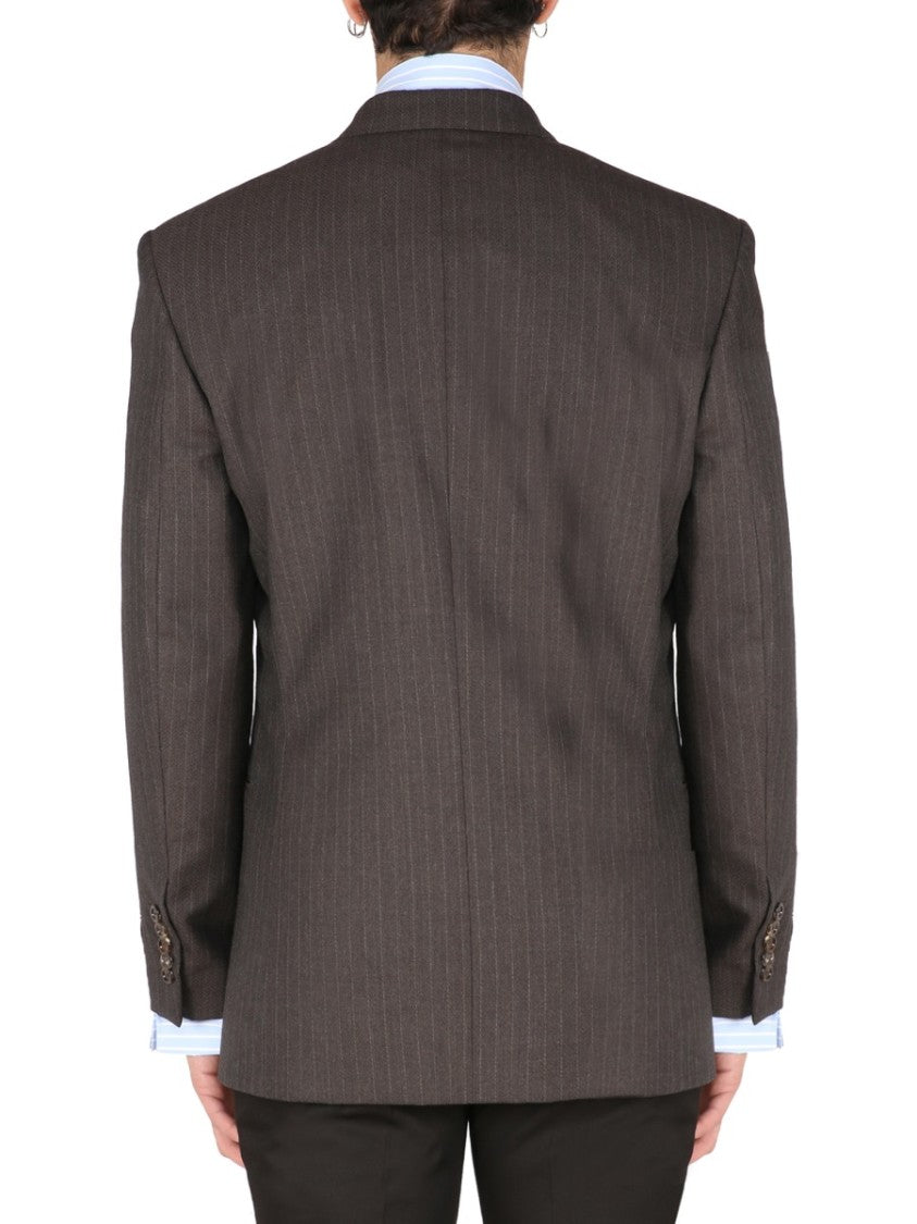 Gucci Double-Breasted Jacket With Peaked Lapels And Tailored Fit