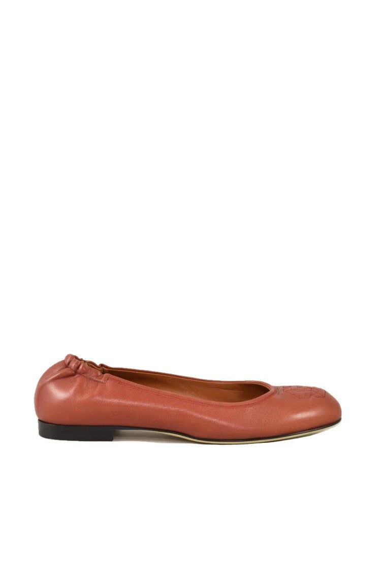 A.Testoni Women's Ballerinas - Red
