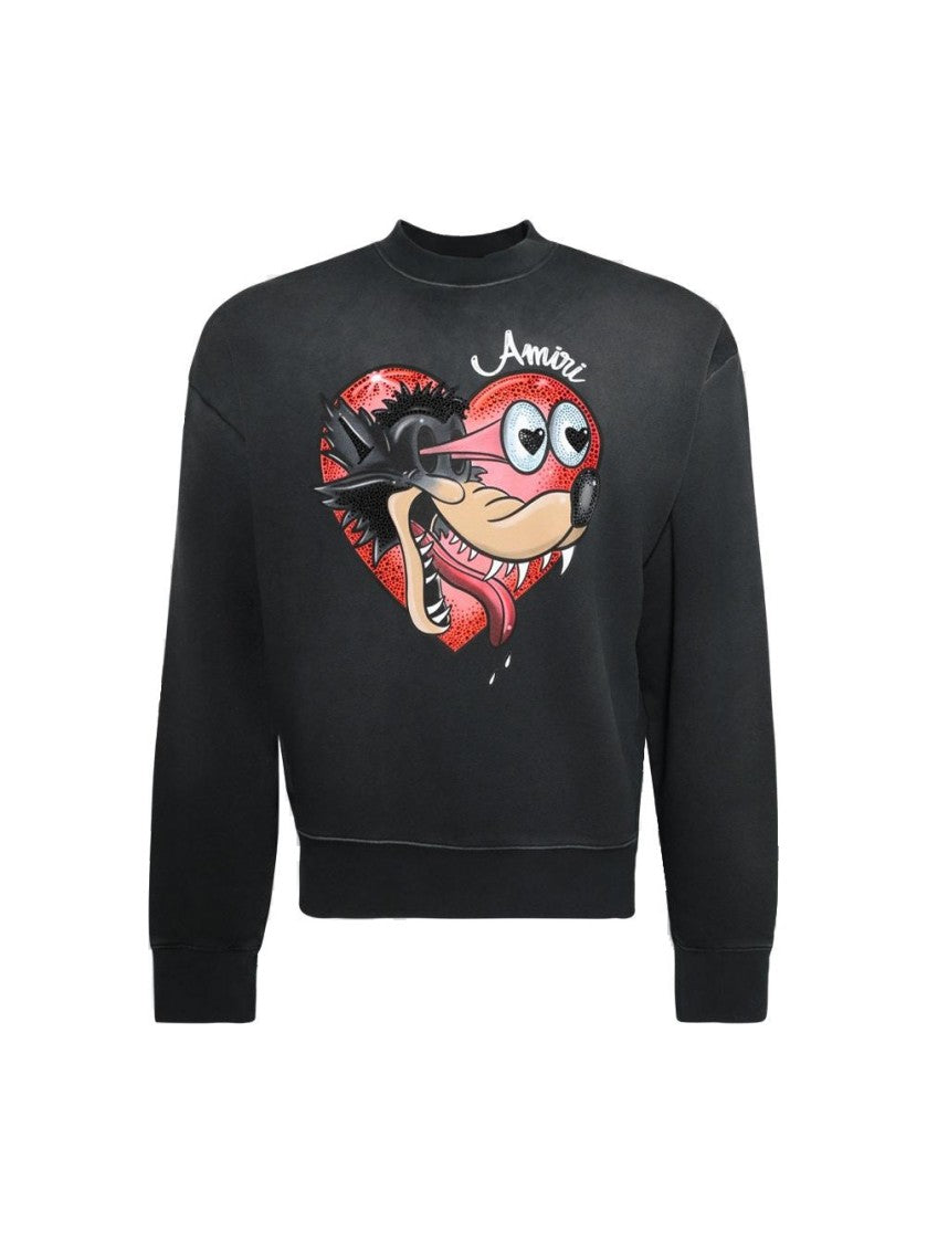 Amiri Hopeless Romantic Sweatshirt Black