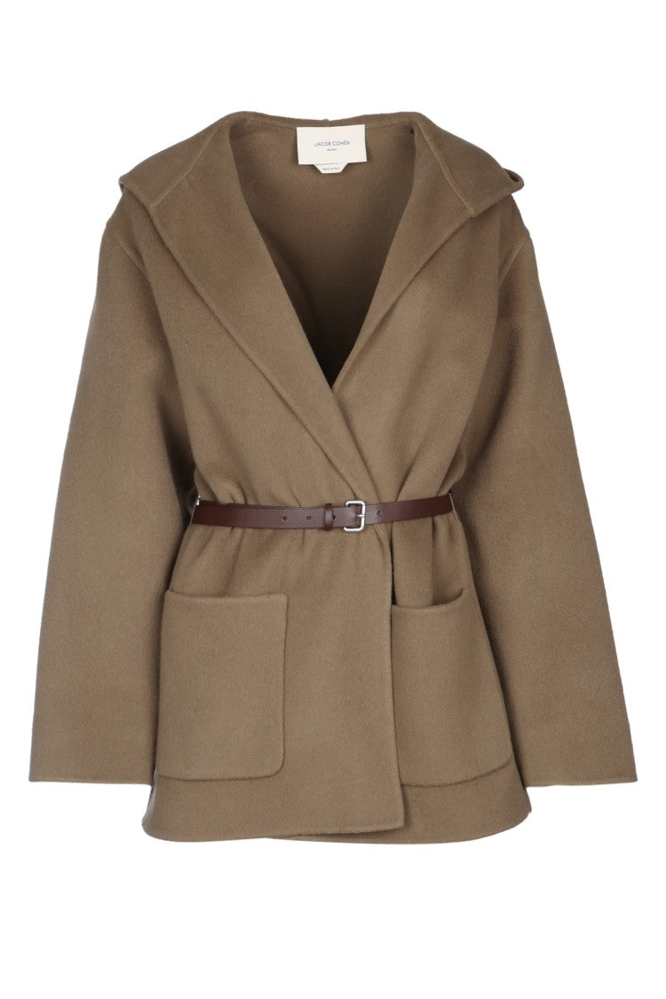 Jacob Cohen Relaxed Fit Short Coat With Wide Collar