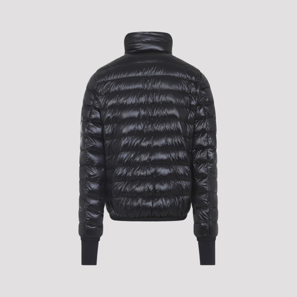 Moncler Grenoble Quilted Down Jacket With High Collar And Zippered Pockets