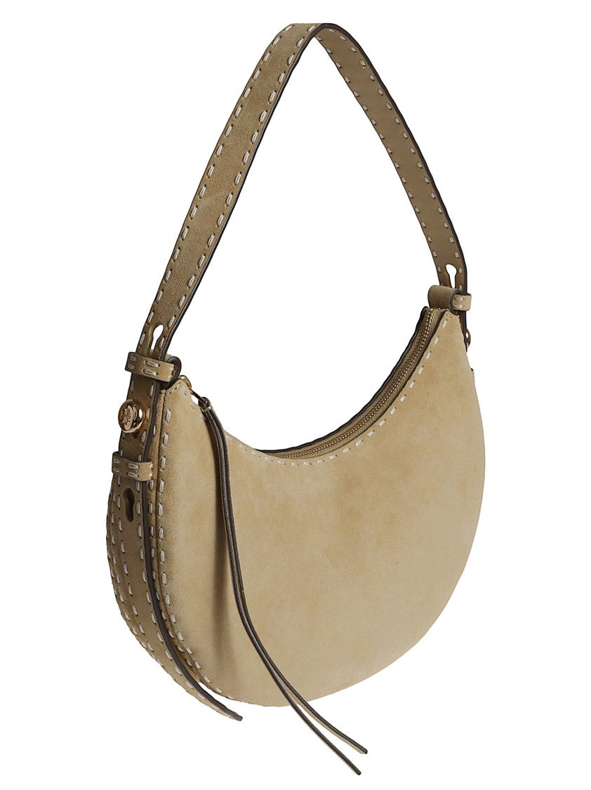 Tory Burch Natural Beige Suede Hobo Bag