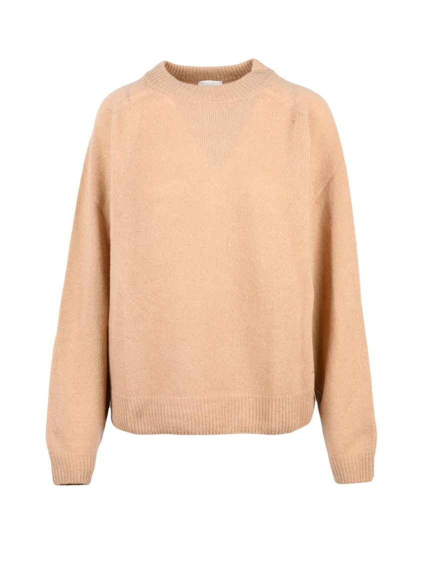 Alysi Crewneck Sweater With Raglan Sleeves And Luxurious Wool-Cashmere Blend