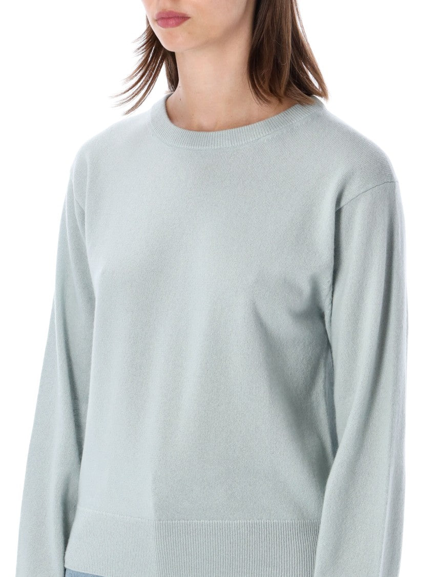 Extreme Cashmere March Lightweight Ribbed Cashmere Crewneck Sweater