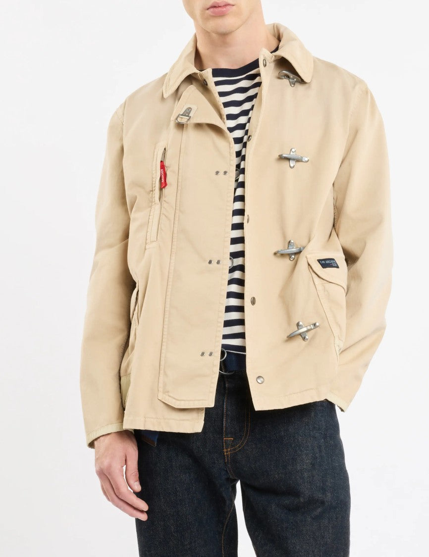 Fay Boxy Beige Utility Jacket