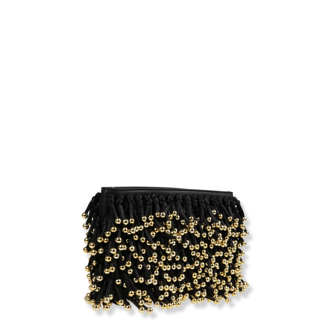Simkhai Intricate Beaded Fringe Clutch