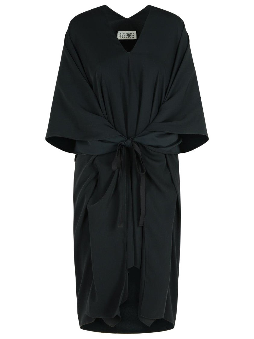 Mm6 By Maison Margiela Black Polyester Dress