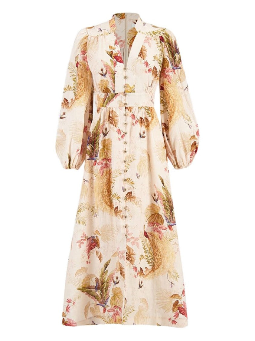 Zimmermann Long Dress With Floral Print