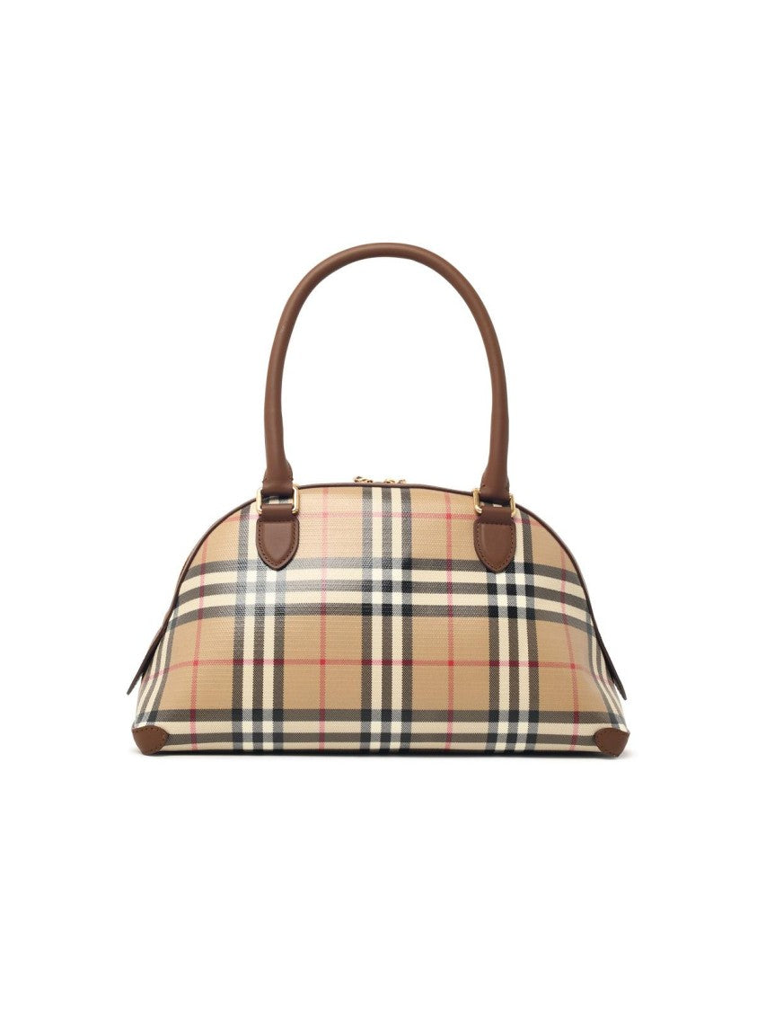 Burberry Small 'Primrose' Bag In Beige Cotton Blend