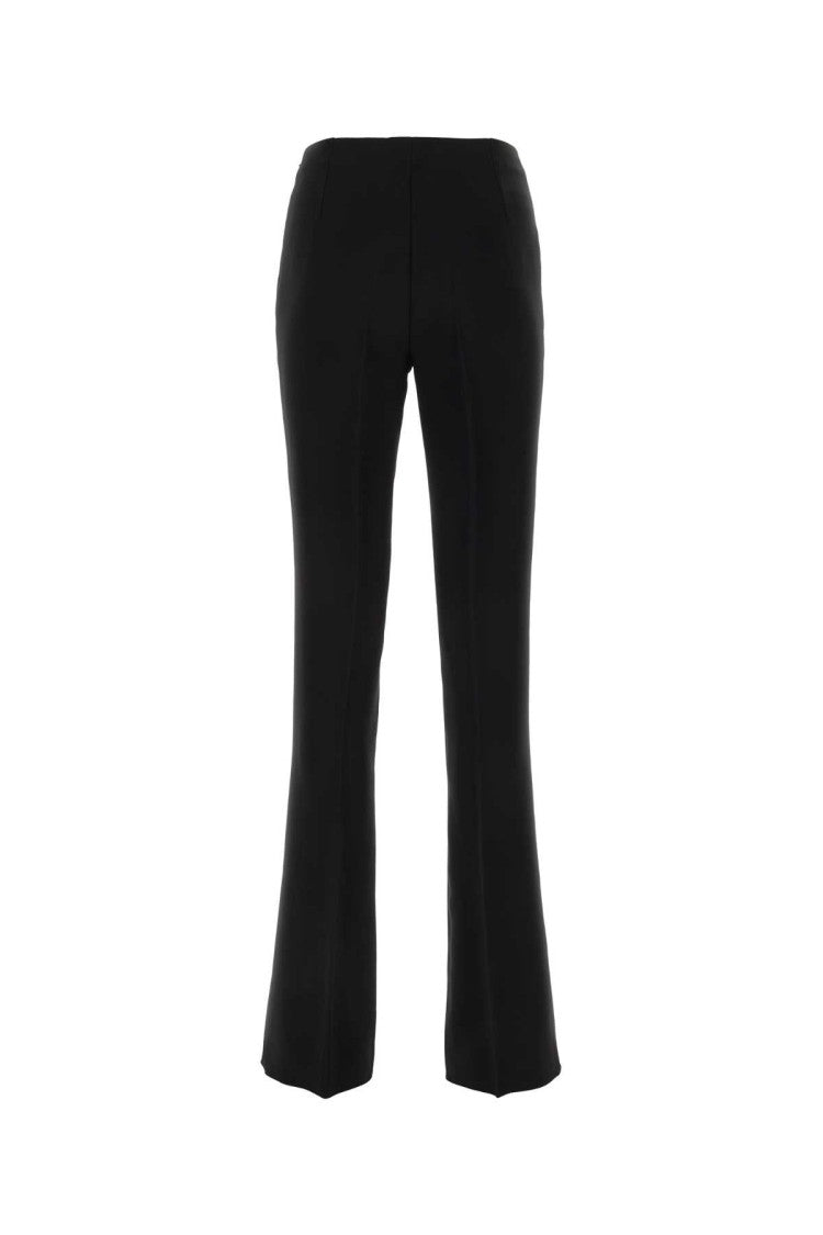 Salvatore Ferragamo Black Crepe Pant