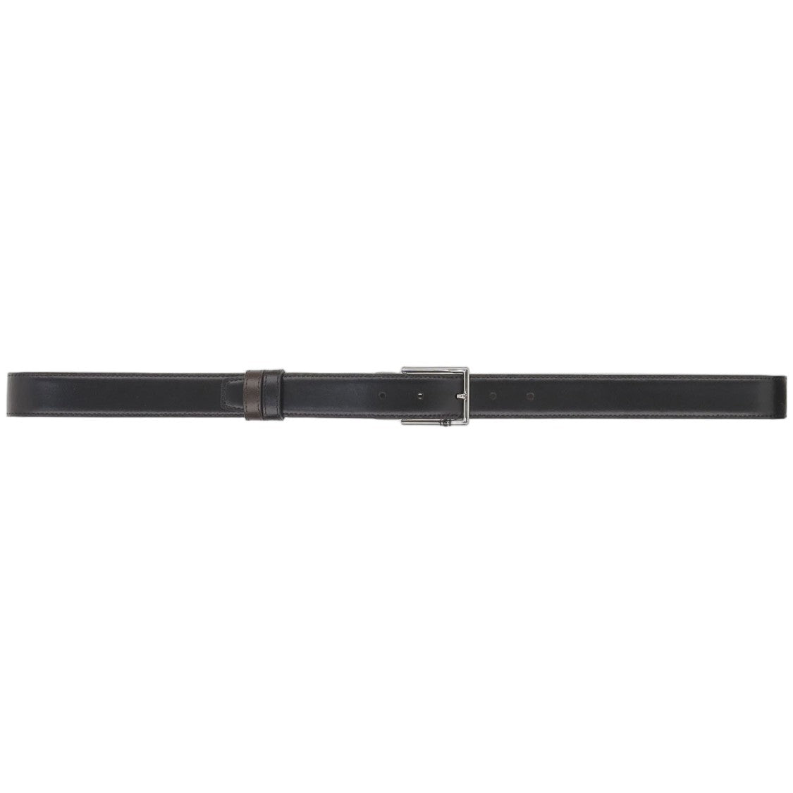 Montblanc Reversible Leather Belt With Rectangular Buckle