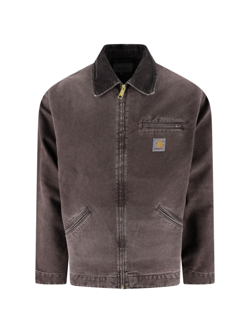 Carhartt Wip Brown Og Detroit Organic Cotton Jacket