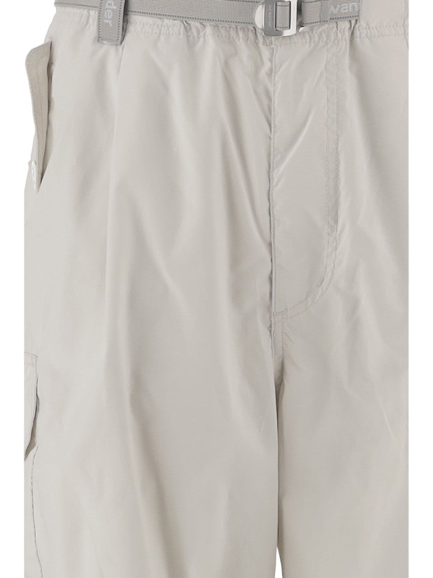 And Wander Technical Fabric Cargo Pants With Integrated Belt