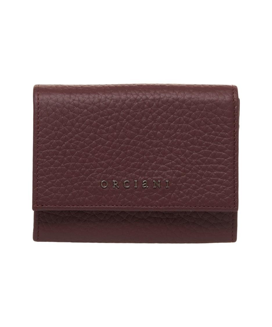 Orciani Hammered Leather Wallet