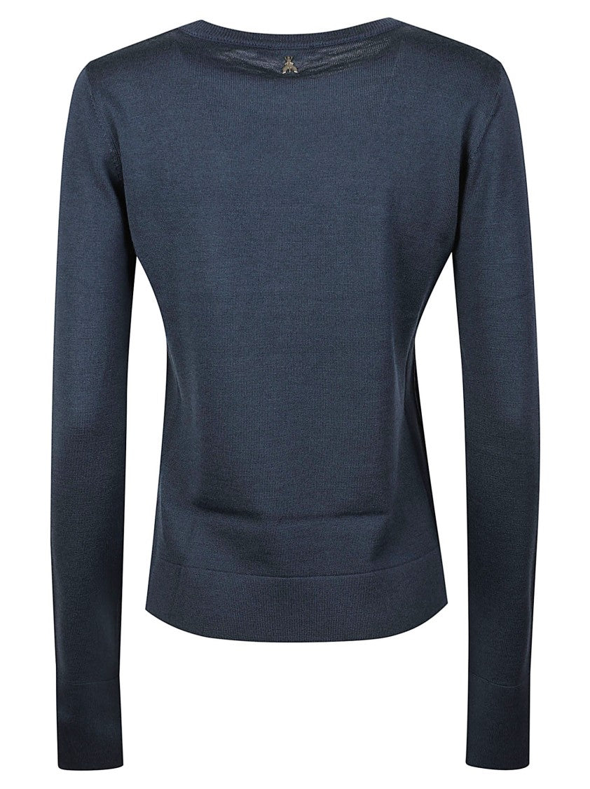 Patrizia Pepe Wool Long Sleeve Sweatshirt