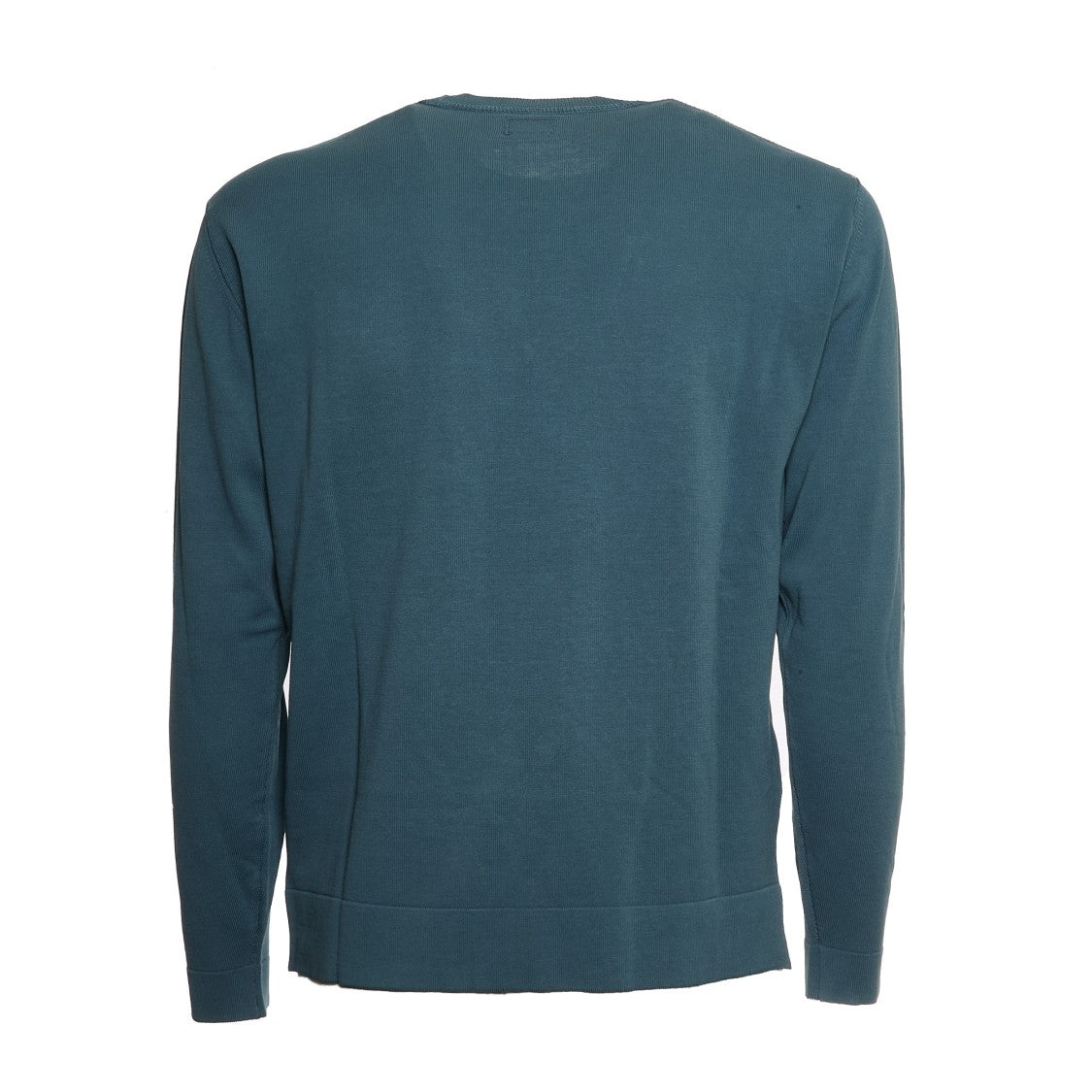 C.P. Company Cotton Crepe Crewneck With Ribbed Cuffs