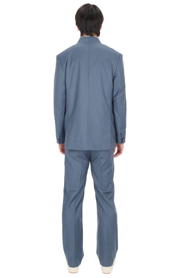 Kenzo Tailored Kimono Double-Breasted Virgin Wool Jacket