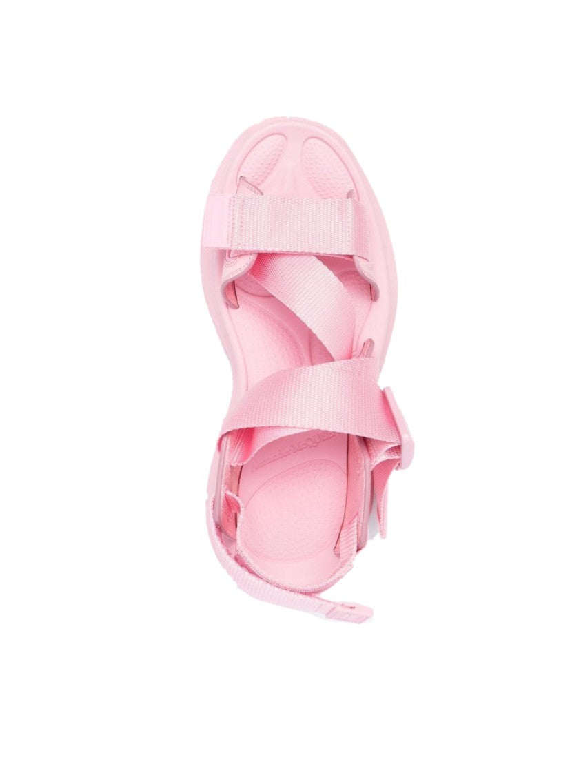 Alexander Mcqueen Tread Sandals With Adjustable Straps