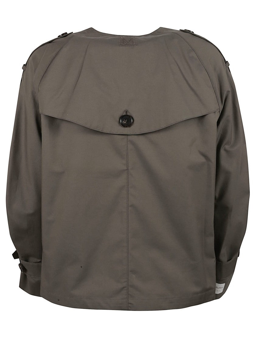 Max Mara Relaxed Double-Breasted Coat With Large Buttons