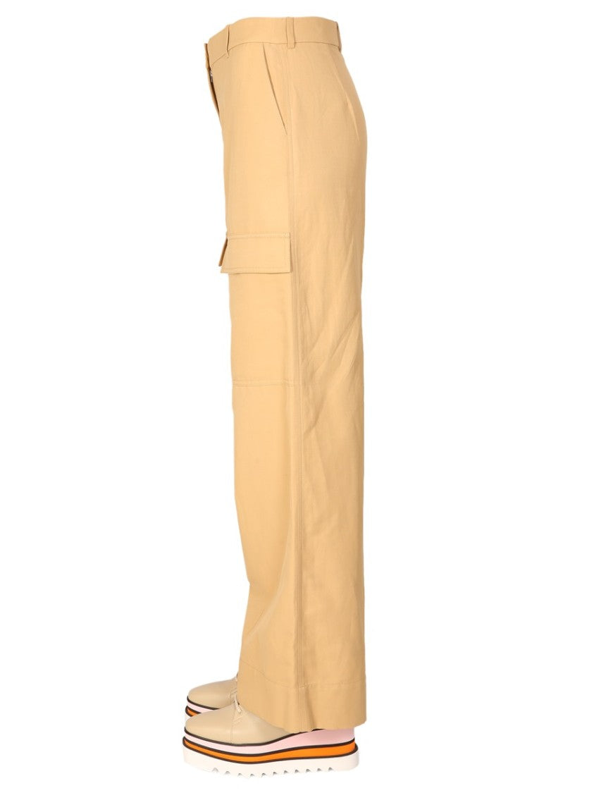 Stella Mccartney Relaxed Wide Leg Cargo Pants