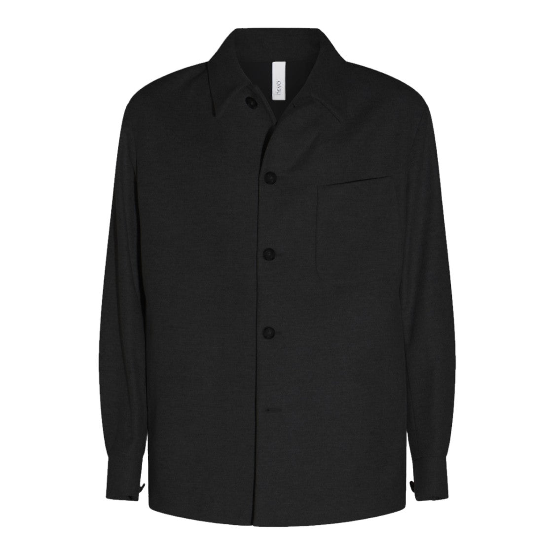Hevo Button-Up Black Jacket