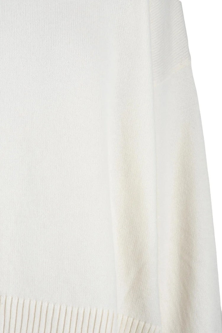 Eleventy Women's Cashmere Mock Neck Pullover - White