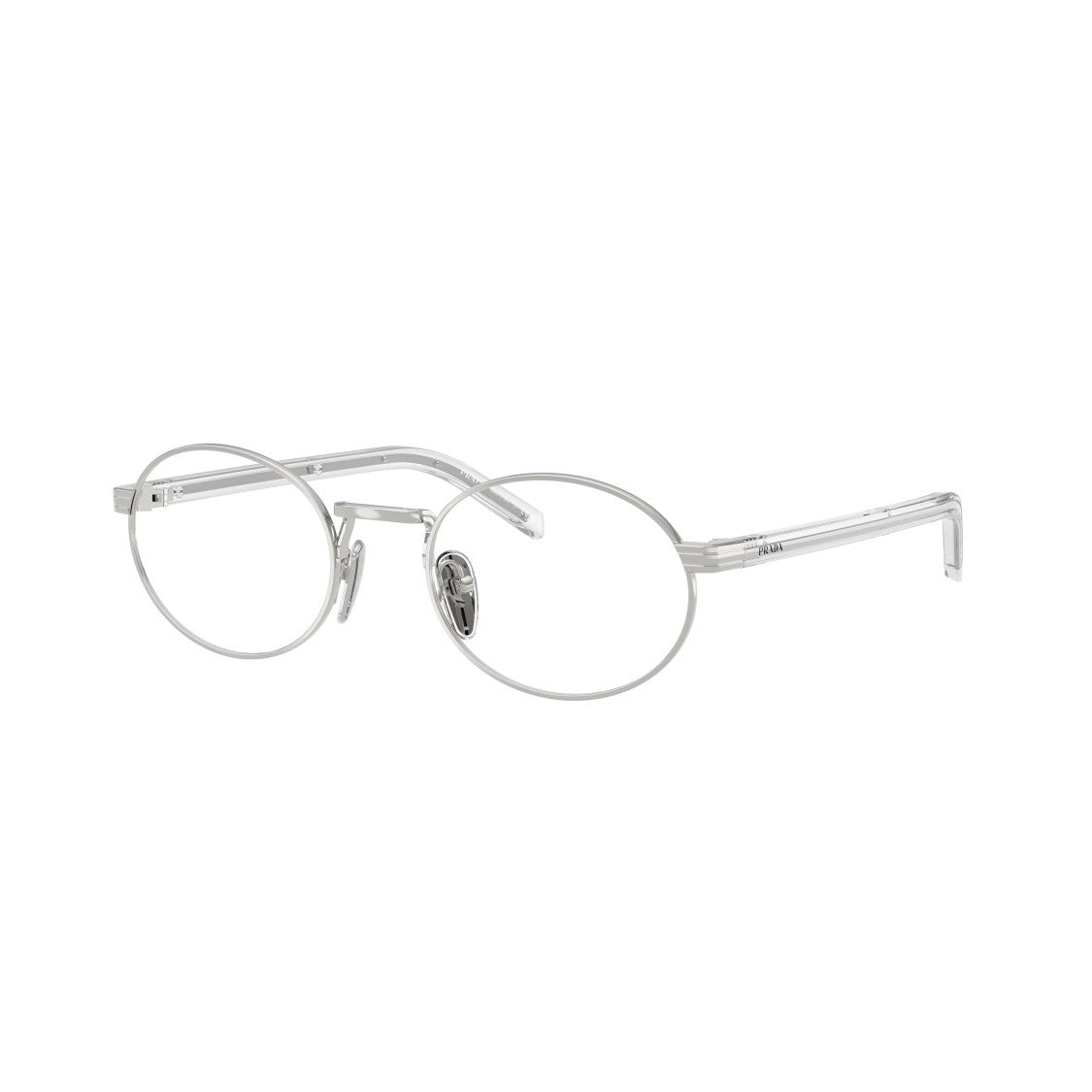 Prada 0Pr B55v Round Metal Frame Eyeglasses
